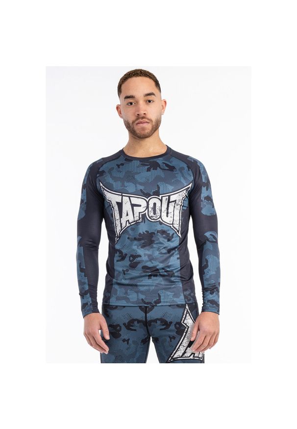 TAPOUT - Koszulka Tapout Duncan. Kolor: niebieski. Materiał: poliester. Długość rękawa: długi rękaw. Długość: długie. Sport: joga i pilates