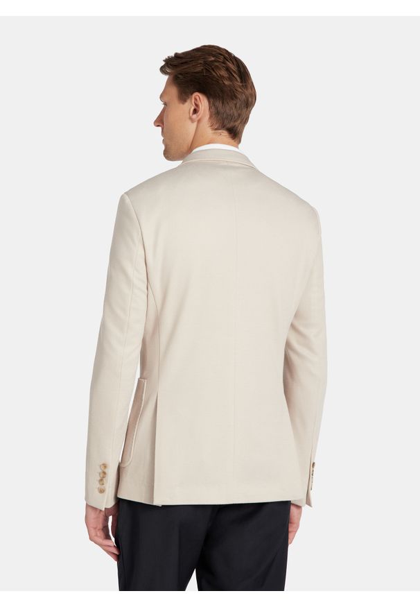 Pako Lorente - PAKO LORENTE - Beżowa marynarka z dzianiny. Kolor: beżowy. Materiał: dzianina. Sezon: jesień