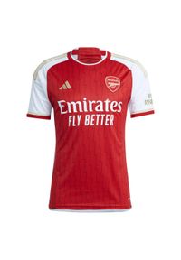 Adidas - Koszulka do piłki nożnej ADIDAS Arsenal domowa sezon 2023/2024. Kolor: biały, wielokolorowy, czerwony. Sezon: lato