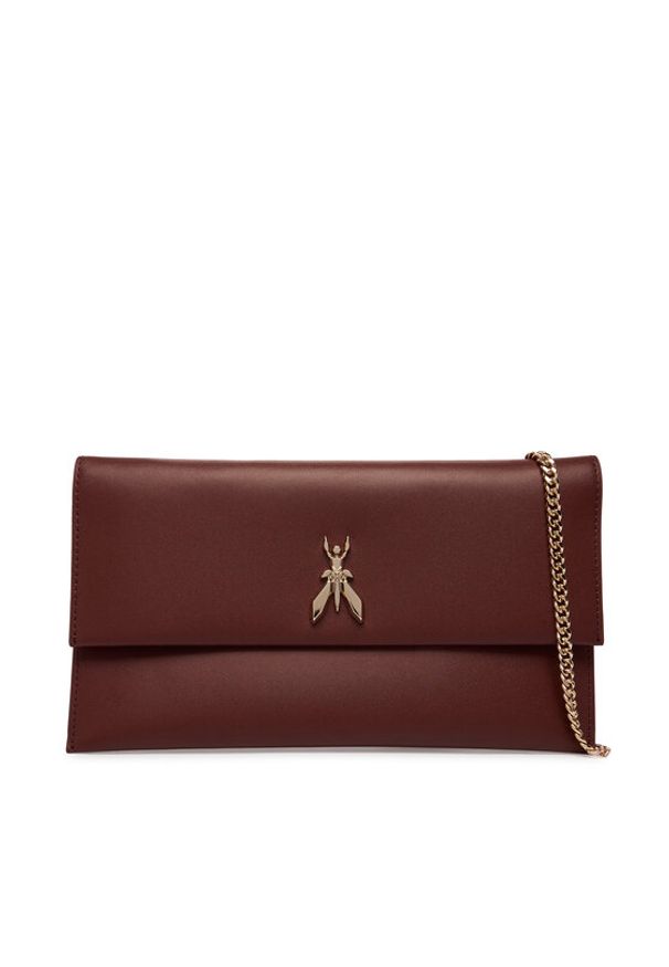 Patrizia Pepe Torebka CB5460/L011-B861 Brązowy. Kolor: brązowy. Materiał: skórzane