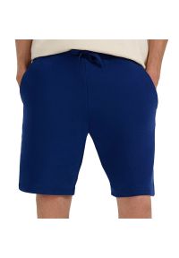 4f - Spodenki męskie 4F WMM00TSHOM543031S - granatowe. Kolor: niebieski. Materiał: bawełna, dresówka. Długość: do kolan. Sport: fitness #1