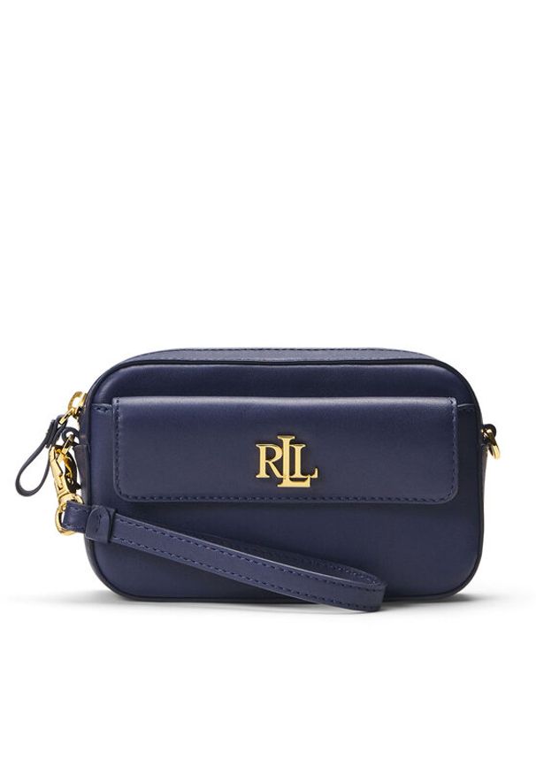 Lauren Ralph Lauren Torebka Marcy 432934353005 Granatowy. Kolor: niebieski. Materiał: skórzane