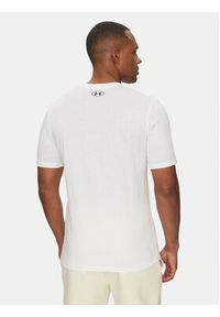 Under Armour T-Shirt Stacked Logo SS 6000211 Biały Loose Fit. Kolor: biały. Materiał: bawełna, syntetyk