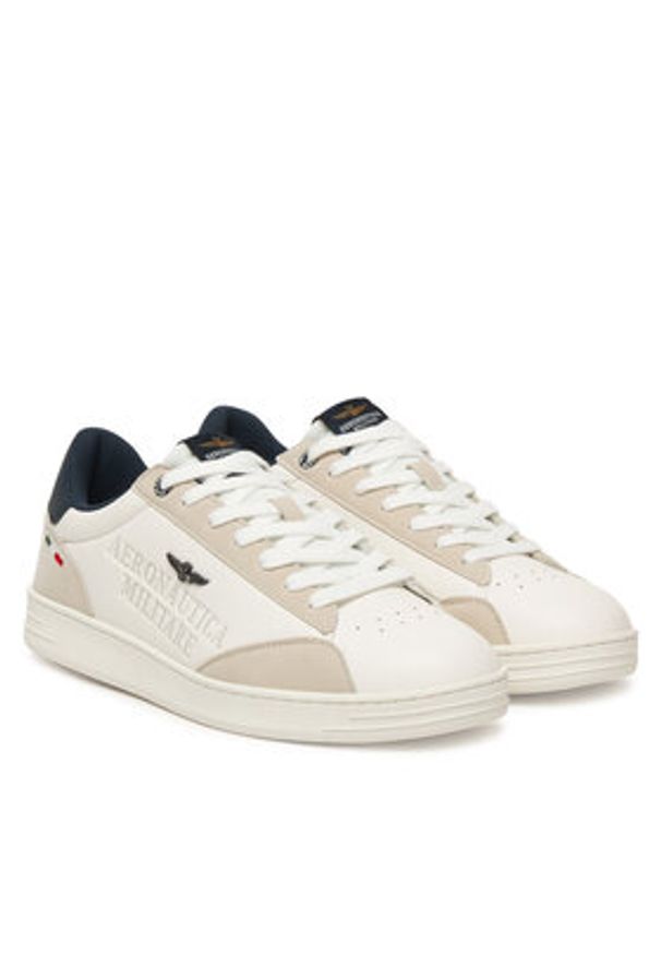 Aeronautica Militare Sneakersy 261SC0306UCT04325 Biały. Kolor: biały. Materiał: skóra