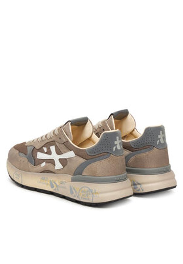 Premiata Sneakersy Mick0.1 Var 8118 Brązowy. Kolor: brązowy. Materiał: skóra, zamsz