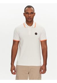 Napapijri Polo E-Macas NP0A4ID5N1A1 Biały Regular Fit. Typ kołnierza: polo. Kolor: biały. Materiał: bawełna