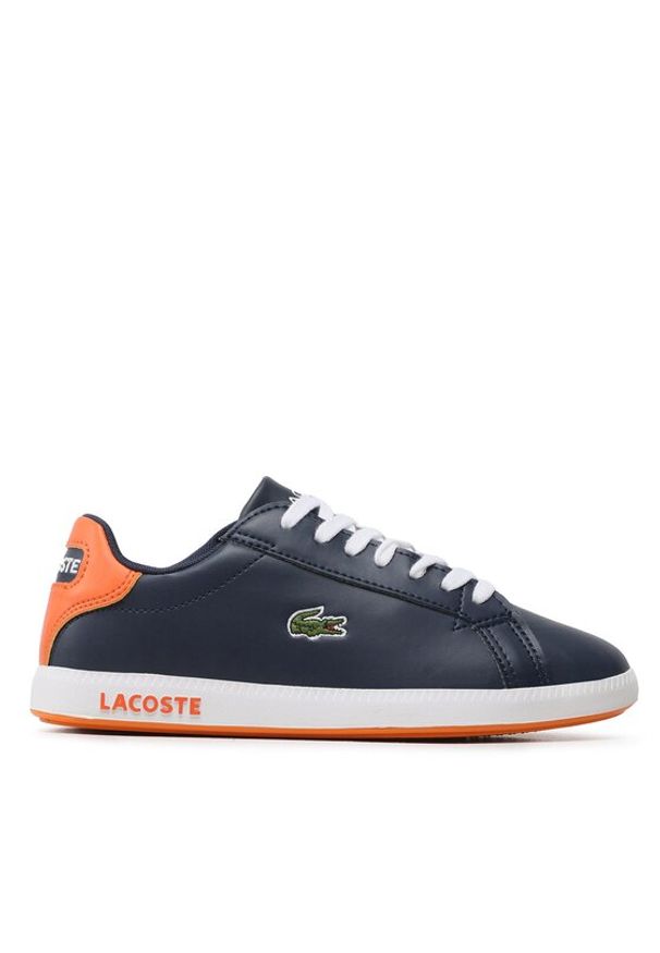 Lacoste Sneakersy Graduate 222 1 Suj 7-44SUJ0005092 Granatowy. Kolor: niebieski. Materiał: skóra