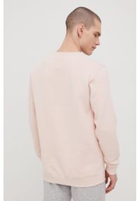 Rip Curl bluza męska kolor różowy z nadrukiem. Kolor: różowy. Materiał: bawełna. Wzór: nadruk