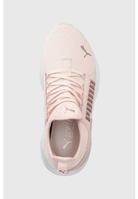 Puma buty do biegania Softride Premier Slip-On 376660 kolor różowy. Nosek buta: okrągły. Zapięcie: bez zapięcia. Kolor: różowy. Sport: bieganie