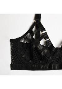 Intica - Komplet bielizny z pasem i podwiązkami elegancki design Palaghia. Kolor: czerwony. Materiał: materiał #5