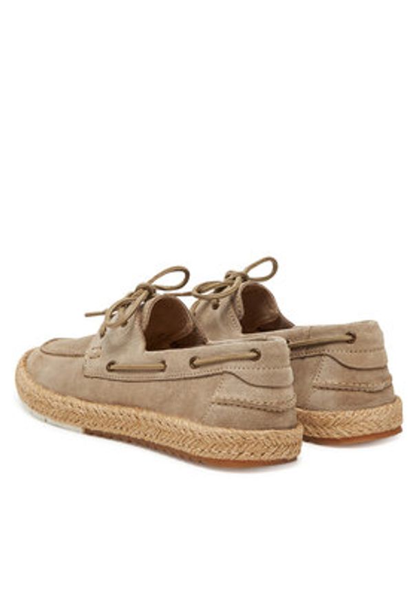 Gino Rossi Espadryle BUMPER-01 MI08 Beżowy. Kolor: beżowy. Materiał: skóra, zamsz