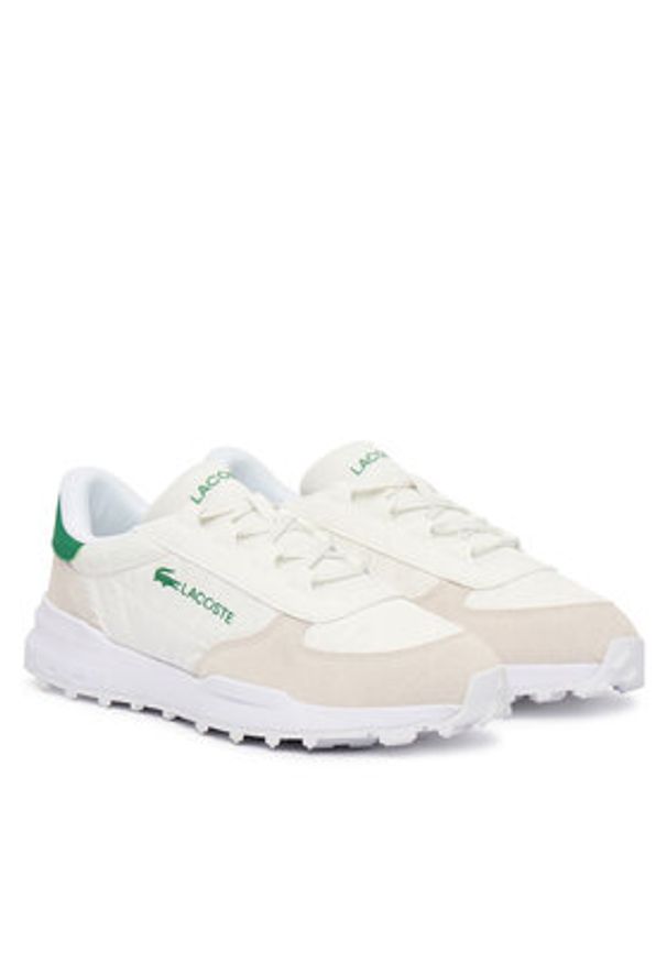 Lacoste Sneakersy Elite Active Evo 51SMA0037 Écru. Kolor: kremowy. Materiał: materiał