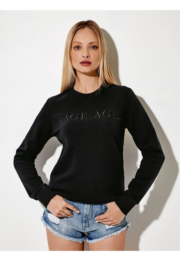 Rage Age Bluza Ripley Czarny Regular Fit. Kolor: czarny. Materiał: bawełna