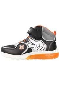 Geox - Buty GEOX J CIBERDRON Czarny. Kolor: czarny. Materiał: syntetyk, tkanina. Sport: turystyka piesza
