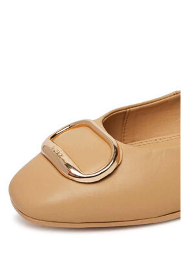 MEXX Baleriny MX/018C-RST Beżowy. Kolor: beżowy. Materiał: skóra