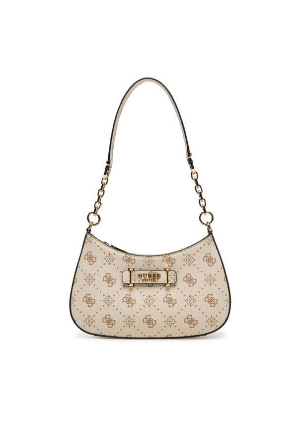 Guess Torebka Carrie Logo HWGP98 98180 Écru. Materiał: skórzane