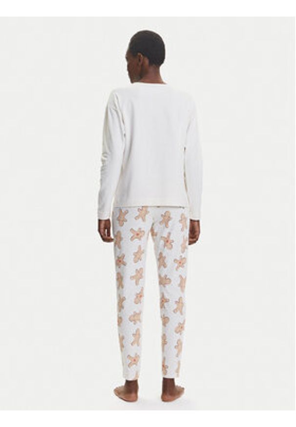 United Colors of Benetton - United Colors Of Benetton Piżama 3DKE3P03K Beżowy Regular Fit. Kolor: beżowy. Materiał: bawełna