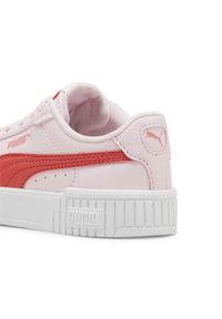 Puma - Dziecięce sneakersy Carina 2.0 PUMA Whisp Of Pink Active Red White. Kolor: wielokolorowy, czerwony, biały, różowy. Sezon: lato