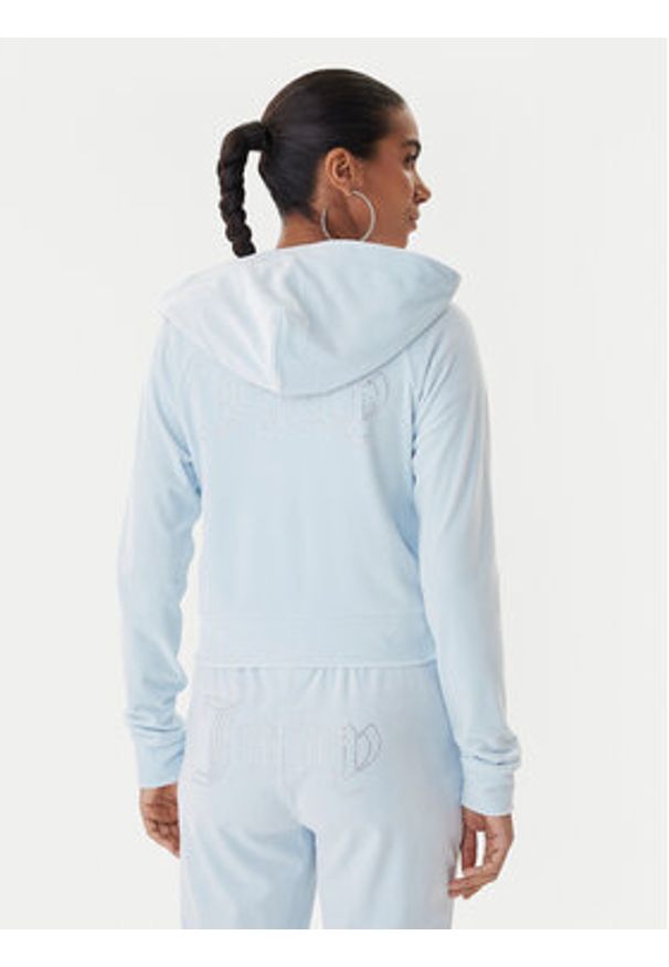 Juicy Couture Bluza Madison JCWAS225306 Błękitny Slim Fit. Kolor: niebieski. Materiał: syntetyk
