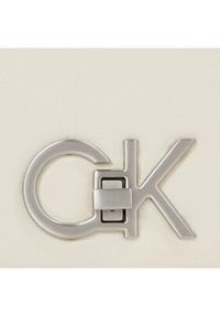 Calvin Klein Torebka Re-Lock Double Gusett Xbody K60K611531 Écru