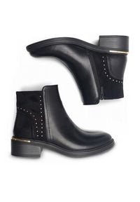 Jenny Fairy Botki JOELYNN WS5122-12 Czarny. Kolor: czarny. Materiał: syntetyk #5