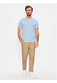 GANT - Gant T-Shirt Shield 2003184 Błękitny Regular Fit. Kolor: niebieski. Materiał: bawełna #4