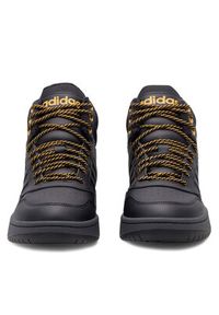 Adidas - adidas Sneakersy HOOPS 3.0 MID WINTER IG7928 Czarny. Kolor: czarny. Materiał: skóra #4