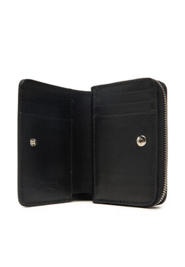 Weekend Max Mara Portfel Flores 2525716014600 Czarny. Kolor: czarny. Materiał: skóra