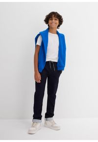 bonprix - Dżinsy dresowe regular fit, straight. Okazja: na co dzień. Kolor: niebieski. Styl: casual #3