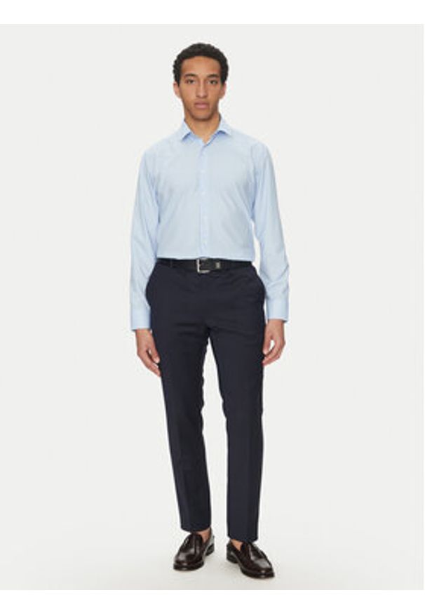 Liu Jo Koszula QA5118 J4912 Niebieski Slim Fit. Kolor: niebieski. Materiał: syntetyk