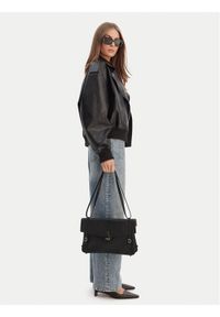 Patrizia Pepe Torebka 8B0331/L162 Czarny. Kolor: czarny. Materiał: skórzane #1
