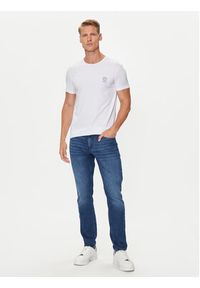 VERSACE - Versace Komplet t-shirtów AU10193 1A10011 Biały Slim Fit. Kolor: biały. Materiał: bawełna #7