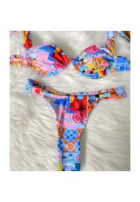 Intica - Strój kąpielowy dwuczęściowy z usztywnieniem plażowy Myrtille. Kolor: wielokolorowy. Materiał: materiał