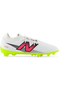 Korki męskie New Balance FURON V7+ DISPATCH FG SF3FH75 – białe. Kolor: biały. Materiał: syntetyk, materiał. Szerokość cholewki: normalna. Sport: piłka nożna #1