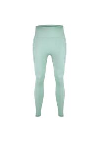 BESHAPED - Legginsy fitness damskie Beshaped Lift Me Up z kieszeniami. Kolor: zielony. Materiał: nylon. Sport: fitness