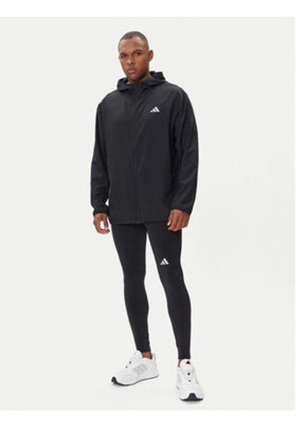 Adidas - adidas Legginsy Run It LJY4615 Czarny Slim Fit. Kolor: czarny. Materiał: syntetyk. Sport: bieganie