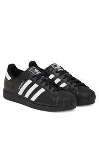 Adidas - adidas Sneakersy Superstar II JI0079 Czarny. Kolor: czarny. Materiał: skóra. Model: Adidas Superstar #3