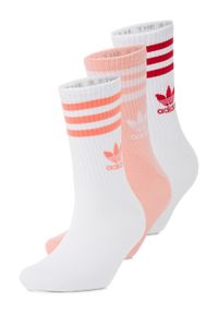 adidas Originals Skarpety Kobiety Bawełna biały|pomarańczowy|czerwony wzorzysty, S. Kolor: biały, pomarańczowy, czerwony, wielokolorowy. Materiał: bawełna #1