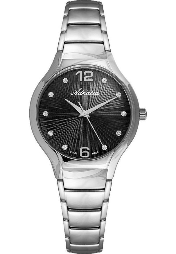 Zegarek Adriatica Zegarek damski Adriatica A3798.5174Q CYRKONIE srebrny. Kolor: srebrny