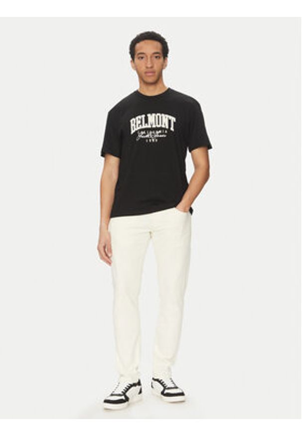 Jack & Jones T-Shirt Detroit 12268441 Czarny Relaxed Fit. Kolor: czarny. Materiał: bawełna