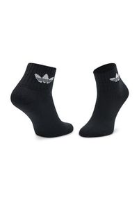 Adidas - adidas Skarpety Wysokie Dziecięce Ankle HK7186 Czarny. Kolor: czarny. Materiał: materiał