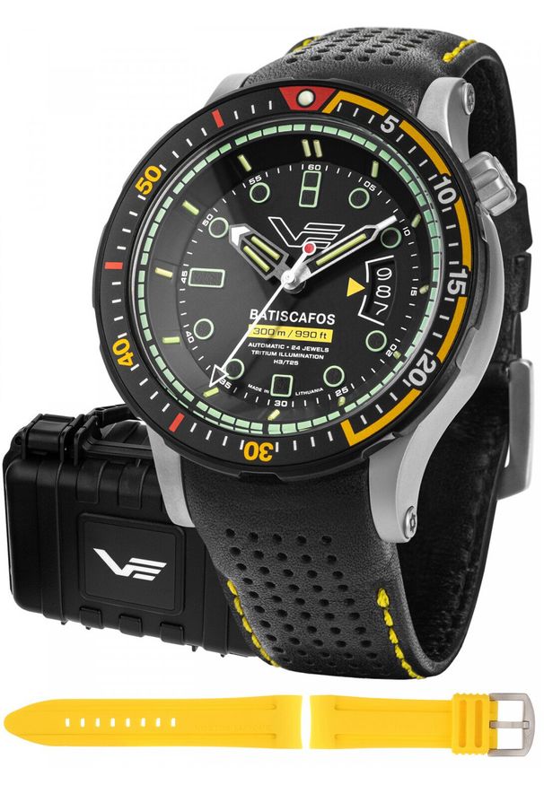 Zegarek Vostok Europe Zegarek męski Vostok Europe NH35A-511E767 czarny. Kolor: czarny