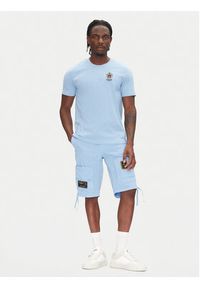 Aeronautica Militare T-Shirt 251TS2391J592 Błękitny Regular Fit. Kolor: niebieski. Materiał: bawełna #4