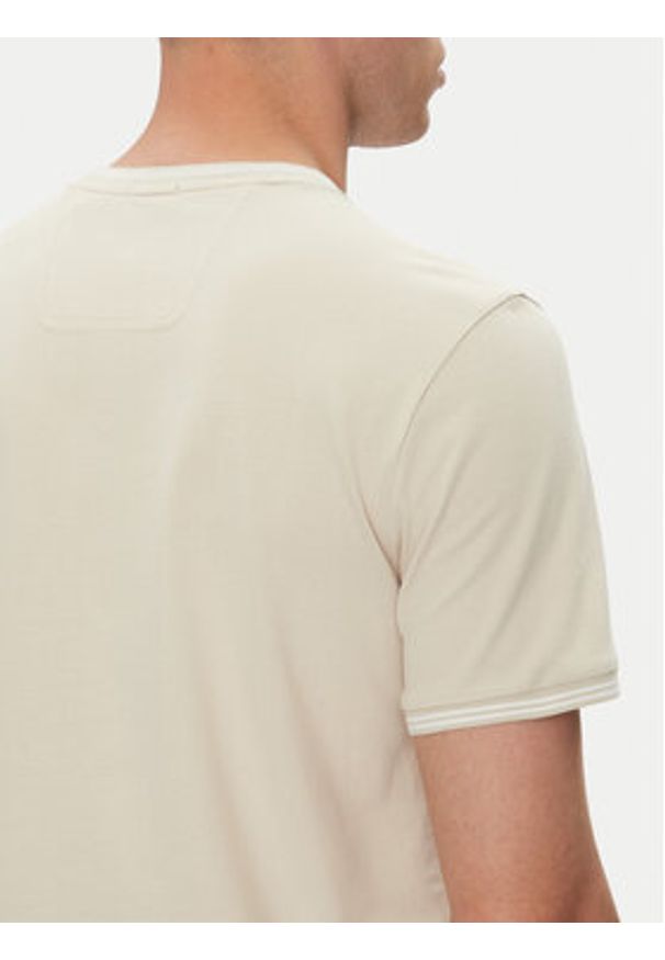 BOSS T-Shirt Taul 50521245 Beżowy Regular Fit. Kolor: beżowy. Materiał: bawełna