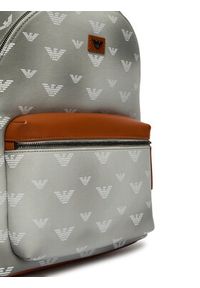 Emporio Armani Plecak EM005666 AF23972 M8334 Szary. Kolor: szary. Materiał: skóra #5