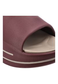 Big-Star - Bordowe Klapki Big Star Modne Obuwie Damskie. Okazja: do domu, na spacer, na co dzień. Kolor: czerwony. Materiał: materiał. Sezon: lato. Styl: klasyczny, casual, wakacyjny, elegancki #6