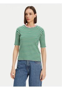 Tom Tailor Denim T-Shirt 1045410 Zielony Regular Fit. Kolor: zielony. Materiał: bawełna #1