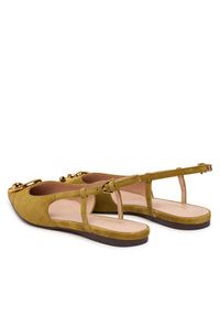 Coccinelle Baleriny C-ME E4 SB2 21 02 01 Zielony. Kolor: zielony. Materiał: zamsz, skóra #4