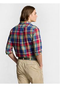 Polo Ralph Lauren Koszula 710937992001 Kolorowy Custom Fit. Typ kołnierza: polo. Materiał: bawełna. Wzór: kolorowy