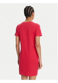 Just Cavalli Sukienka codzienna 78PAOE15 Różowy Regular Fit. Okazja: na co dzień. Kolor: różowy. Materiał: bawełna. Typ sukienki: proste. Styl: casual